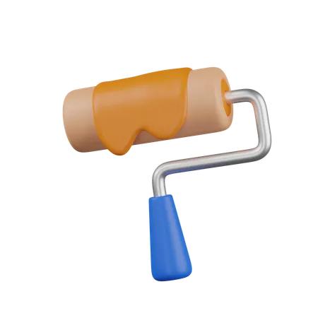 Paint roller  3D Icon