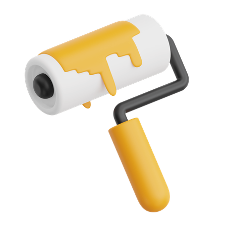 Paint Roller  3D Icon