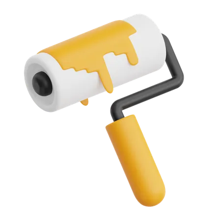 Paint Roller  3D Icon