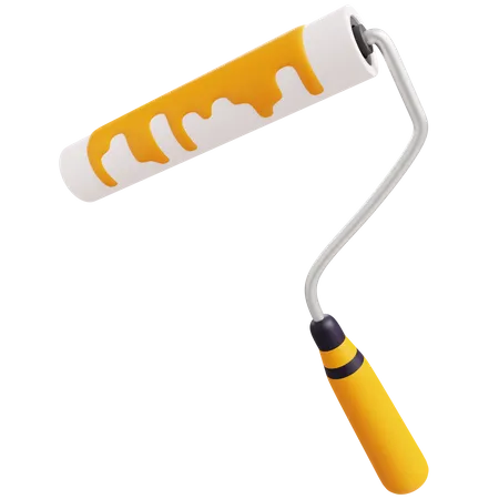 Paint Roller  3D Icon