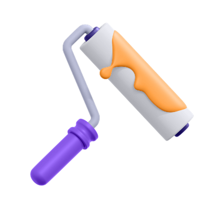 Paint Roller  3D Icon