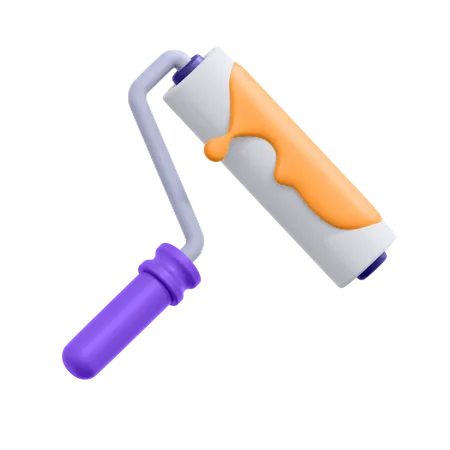 Paint Roller  3D Icon