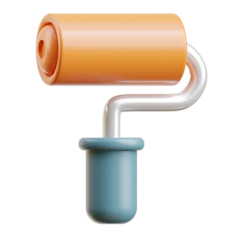 Paint Roller  3D Icon