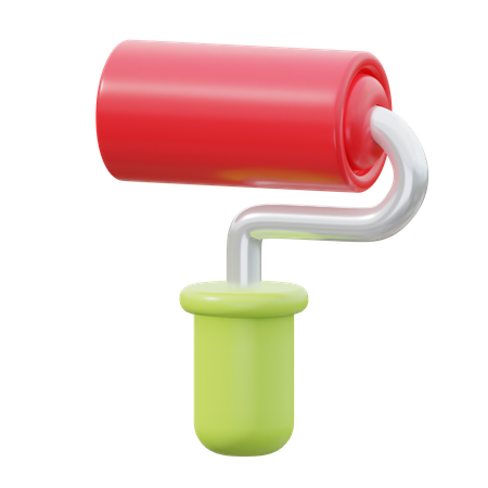 Paint Roller  3D Icon