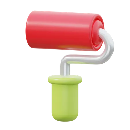 Paint Roller  3D Icon