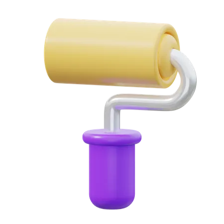 Paint Roller  3D Icon