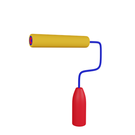 Paint Roller  3D Icon