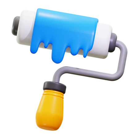 Paint roller  3D Icon