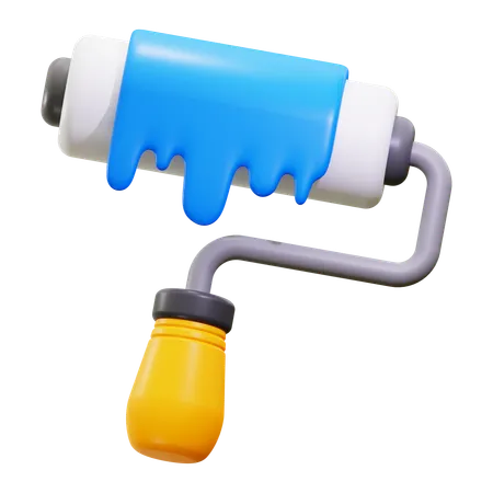 Paint roller  3D Icon