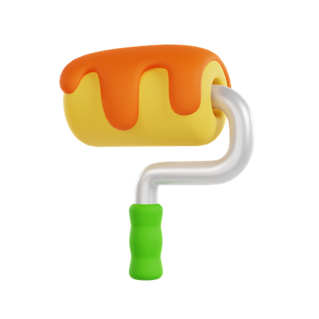 Paint Roller  3D Icon