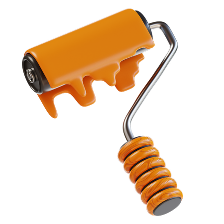 Paint Roller  3D Icon