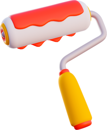 Paint Roller  3D Icon
