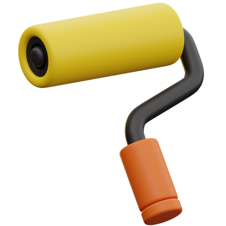 Paint Roller  3D Icon