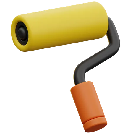 Paint Roller  3D Icon