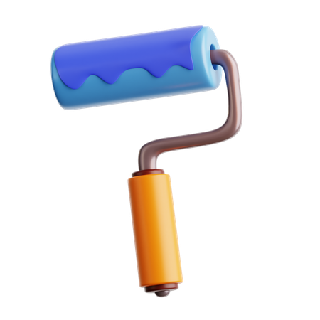 Paint Roller  3D Icon