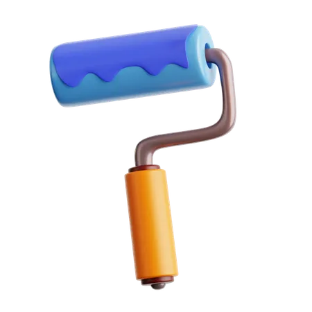 Paint Roller  3D Icon