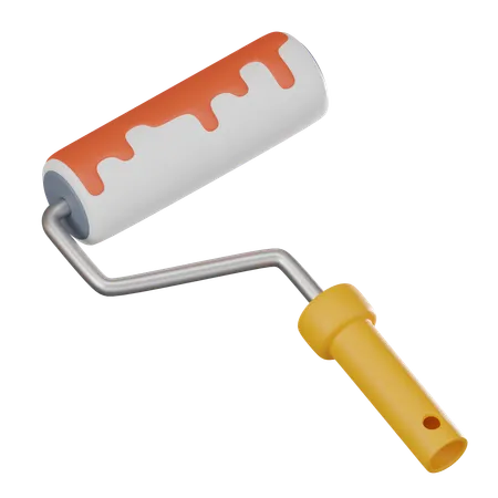 Paint Roller  3D Icon