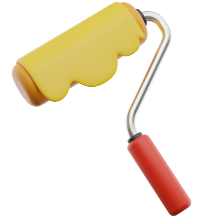 Paint Roller  3D Icon