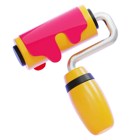 Paint Roller  3D Icon