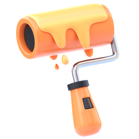 Paint Roller  3D Icon