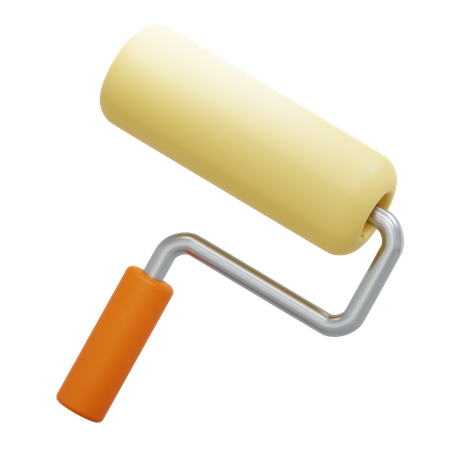 Paint Roller  3D Icon