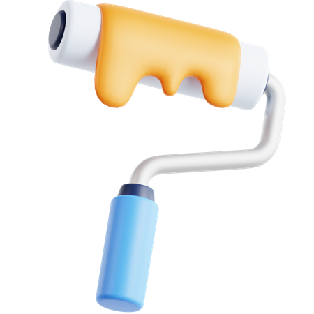 Paint Roller  3D Icon