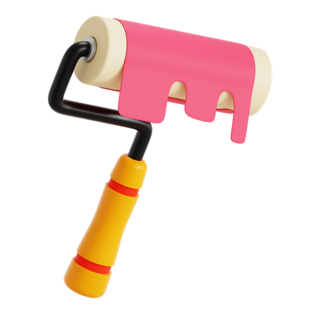 Paint Roller  3D Icon