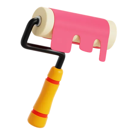 Paint Roller  3D Icon