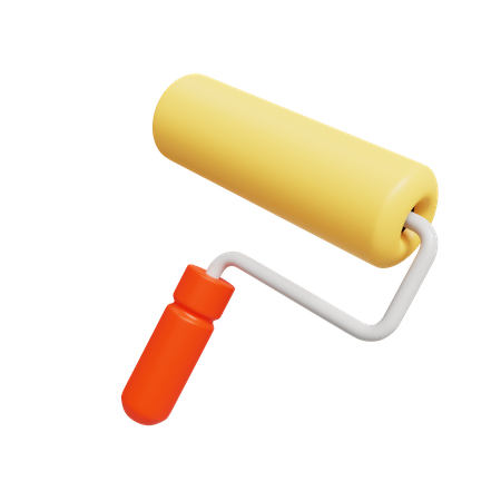 Paint Roller  3D Icon