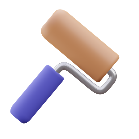 Paint Roller  3D Icon