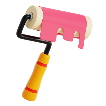 Paint Roller  3D Icon