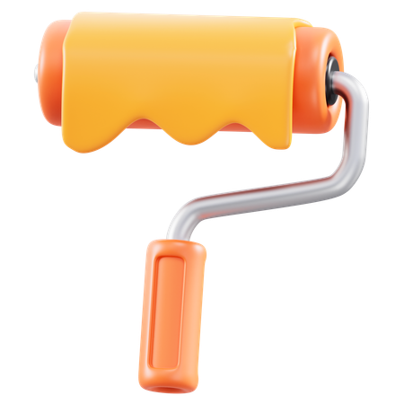 Paint Roller  3D Icon