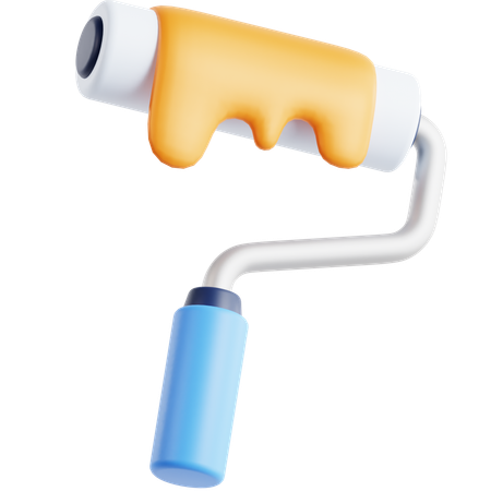 Paint Roller  3D Icon