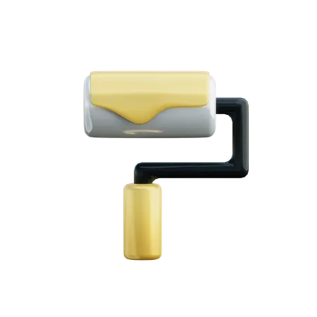 Paint roller  3D Illustration