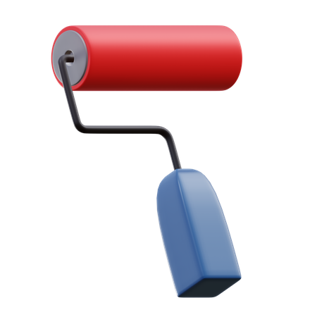 Paint Roller  3D Illustration