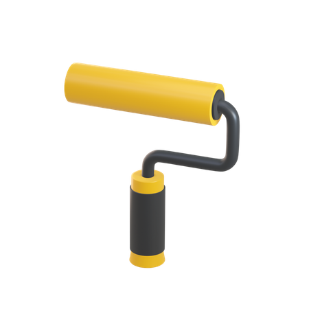 Paint Roller  3D Illustration