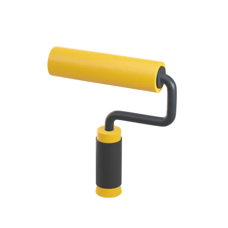 Paint Roller  3D Illustration