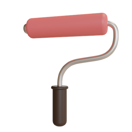 Paint Roller  3D Illustration