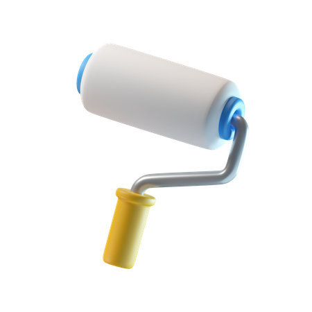 Paint Roller  3D Illustration