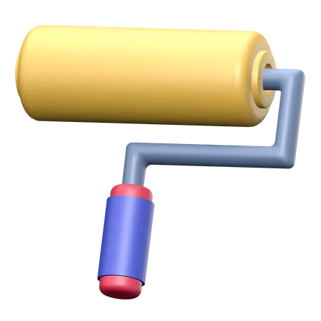 Paint roller  3D Illustration