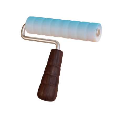 Paint Roller  3D Illustration