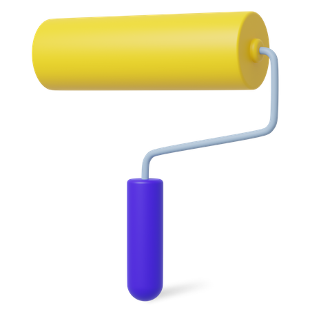 Paint Roller  3D Illustration