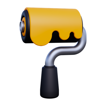 Paint Roller  3D Icon