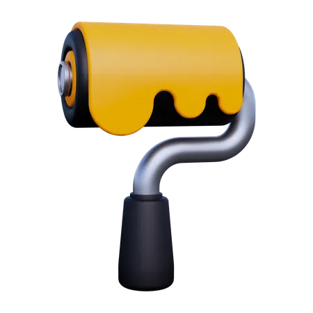 Paint Roller  3D Icon