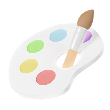 Paint Tray  3D Icon