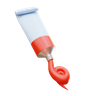 3d painting tube logo