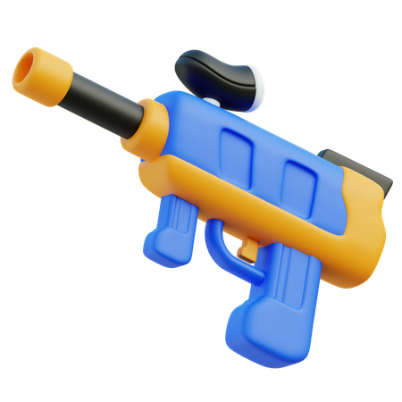 Paintballpistole  3D Icon