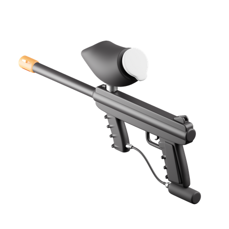 Paintball Gun  3D Icon