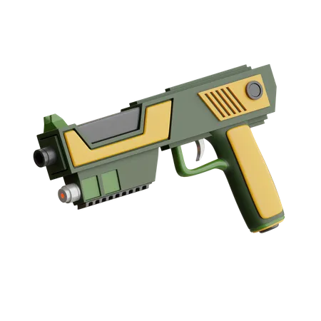 Paintball Gun  3D Icon