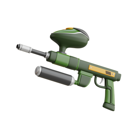 Paintball Gun  3D Icon